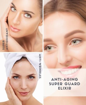 Super Antioxidant Premium Anti-Aging Serum Collagen Booster Illustration