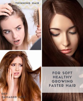 Advanced Hair Loss Treatment Serum Hair Growth & Thickness Illustration