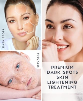 Premium Natural Skin Lightening Serum Dark Spot Corrector Illustration