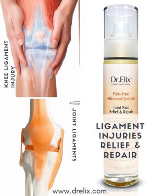 Dr. Elix Ligament Injuries Treatment Fast Pain Relief Healing & Repair 1.7 oz